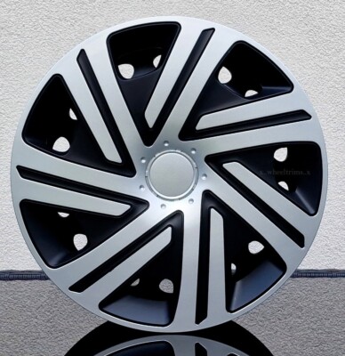 15 inch wheel trims to fit Skoda Fabia mk2,mk3  2008-2018( set of 4)  15'' +badge