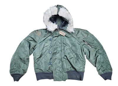 Genuine Vintage 1983 US Army Issue Avirex N2B Flying Cold Weather