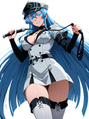 Autocollant Voiture Esdeath Akame Ga Kill - Résistant Aux Intempéries - 6 Pouces