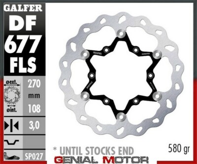 Galfer Bremsscheiben Vorder WAV FLO OVERSIZE 270x3mmCCM 404 DS SUPER MOTARD 2003