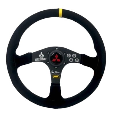 Car Steering 14'' Universal Ralliart OMP Style Tommi Makinen Edition