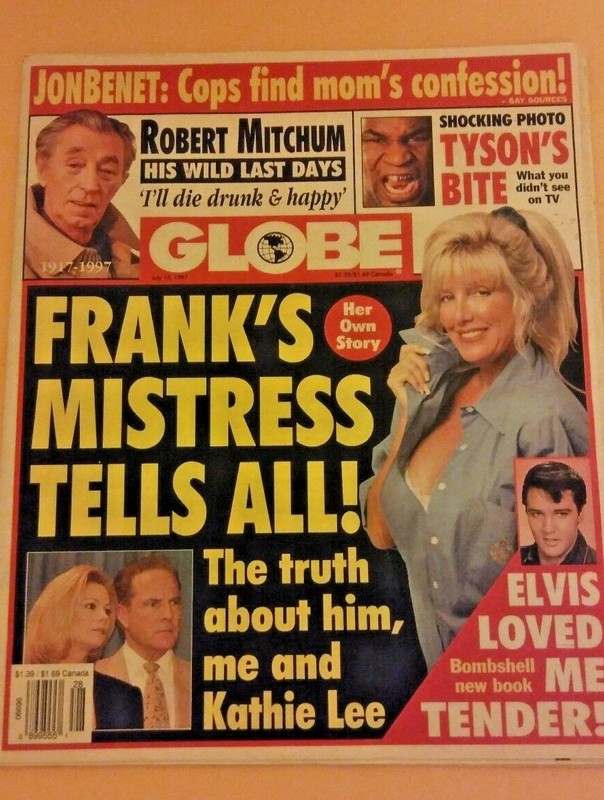 Globe JULY 15 1997 JonBenet Ramsey Mike Tyson Bite Frank Kathy Lee Gifford Elvis