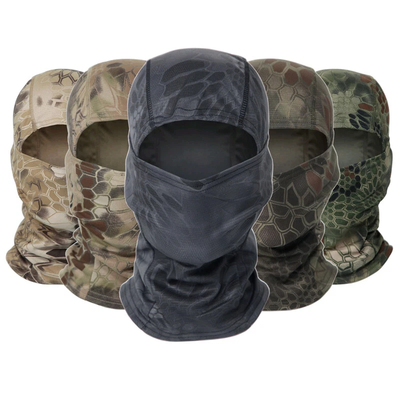 Tactical Camouflage Balaclava Hunting Face Mask Scarf Headwear Bandana Scarves - Image 3 of 4