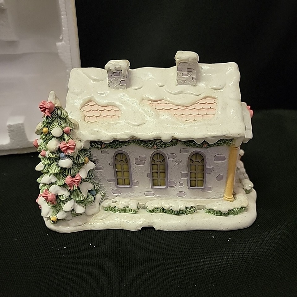 Hawthorne Precious Moments Christmas Village 7 Quiet Time Library Free