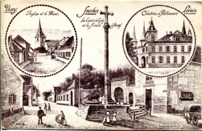 uralte AK, Liévin, Souchez, Vimy, Frankreich