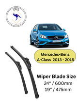 WIPER BLADES FOR Mercedes-Benz A-Class 2013 - 2015 (W176) Hatch