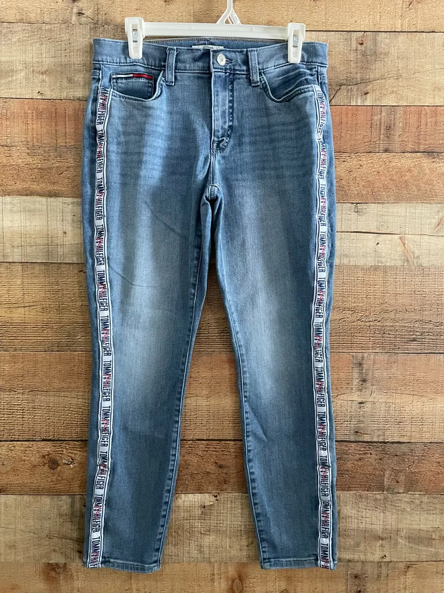 Tommy Hilfiger Jeans Womens 6 Skinny Moulante Blue Designer Denim