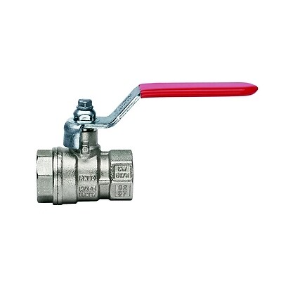 Valvola A Sfera Ff Leva Piatta Lucchettabile - 1/2" (dn 15) 30 Bar / 435 Psi