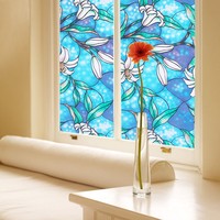 Home Window Film Stained Glass Paper Frosted Decor Privacy 3d Static 45cmx1m Home Window Film Stained Glass Paper Frosted Decor Privacy 3d Static 45cmx1m