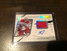 2017-18 Ultimate Rookie Autograph Auto PATCH HAYDN FLEURY #52 SP 11/49 BV$$$