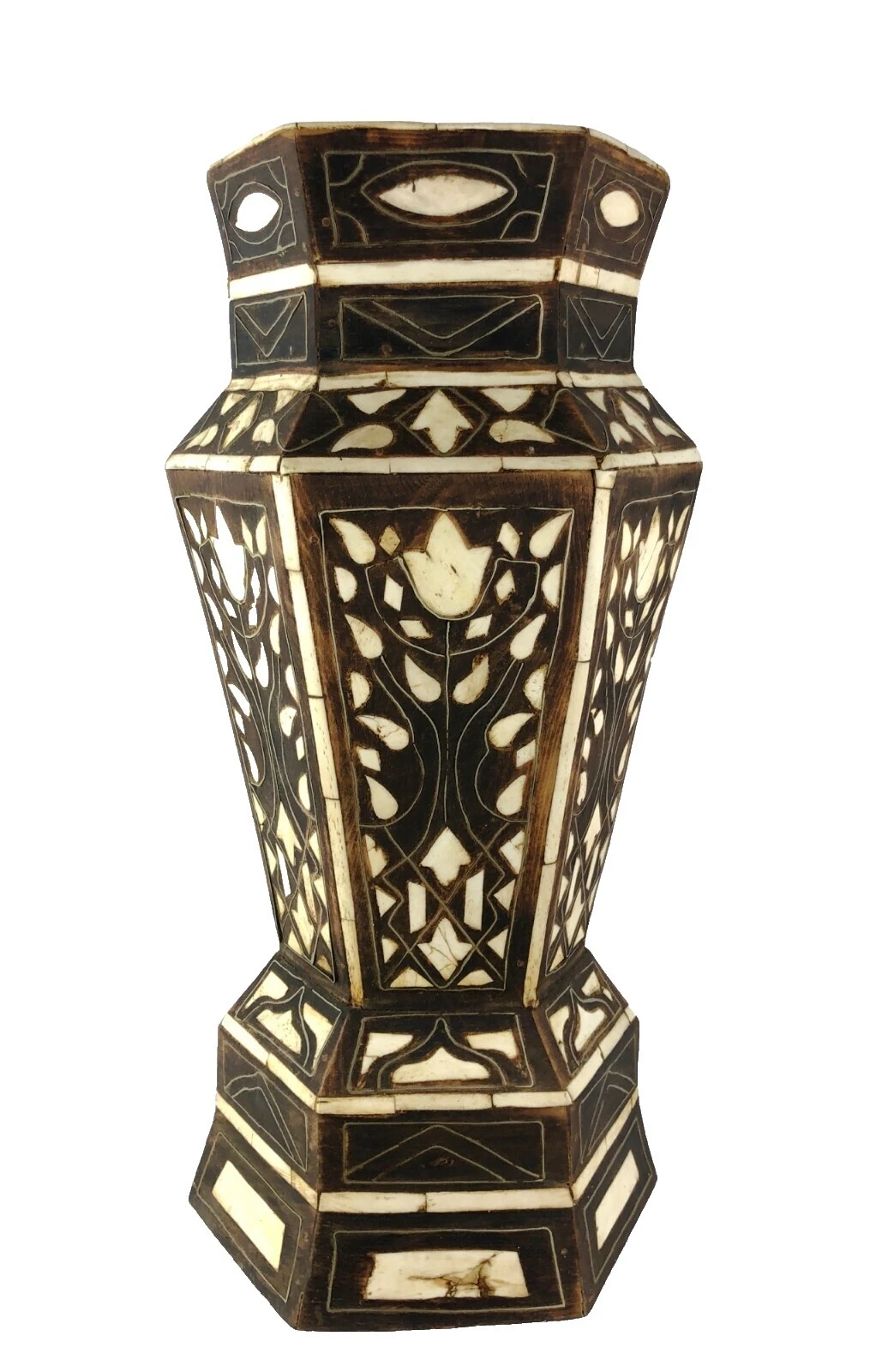 Jarrones marroquí de madera