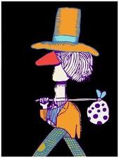 Wall Decor Poster.Fine Graphic Art Design.Skinny Vagabond.Homeless.Room art.567