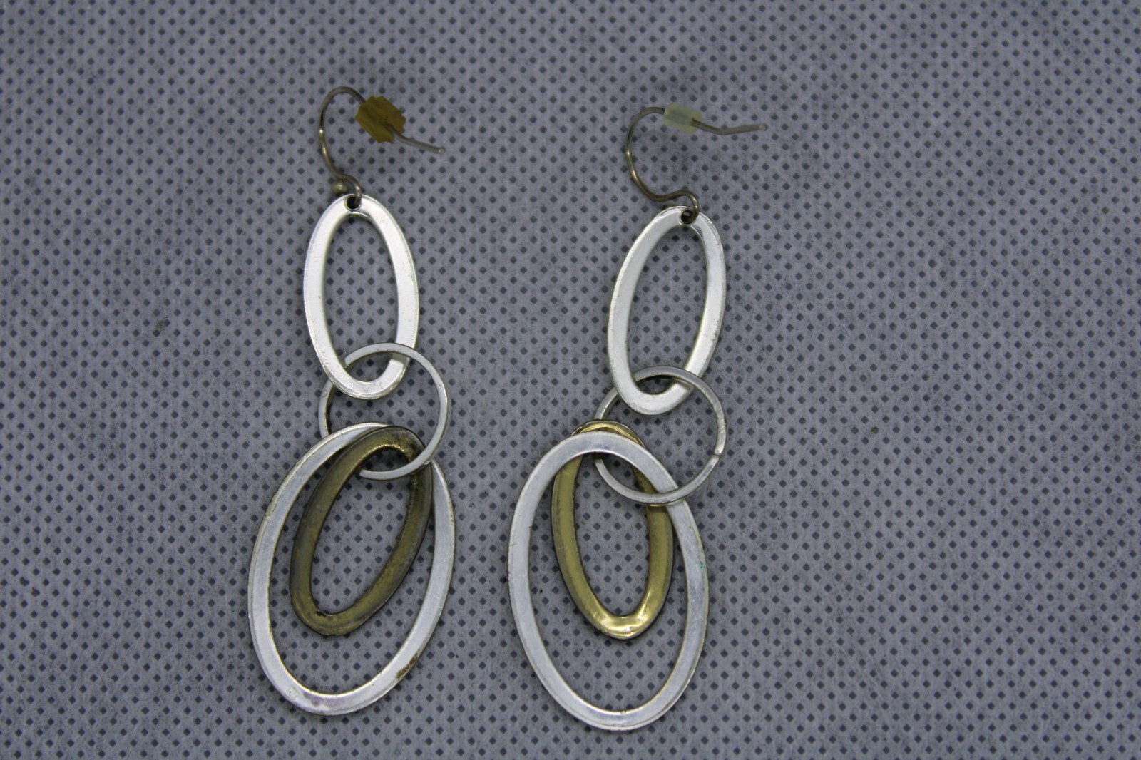 Sterling Silver ring dangle Earrings - image 2