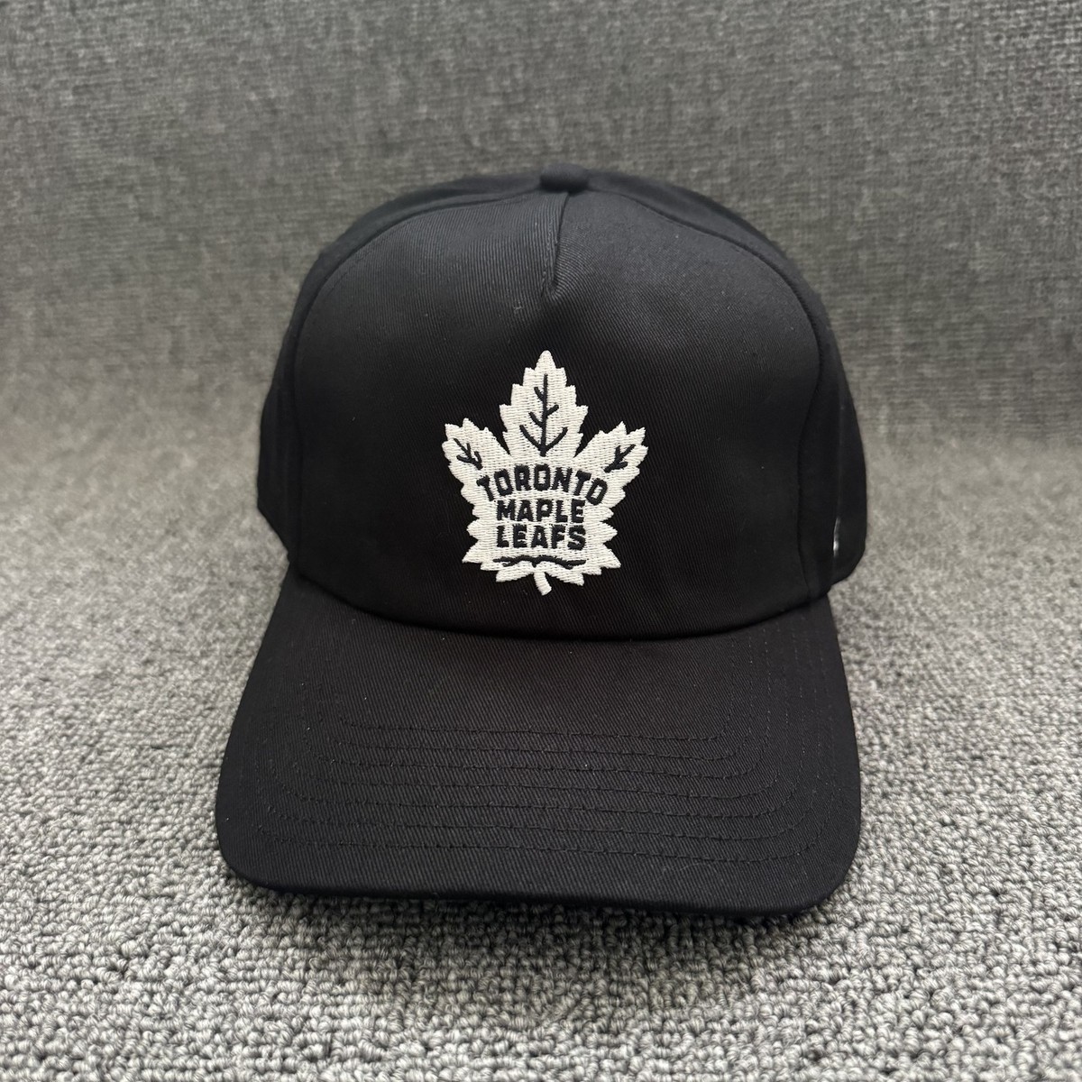 '47 Brand Toronto Maple Leafs Snapback Hat Black OSFA NHL Cap