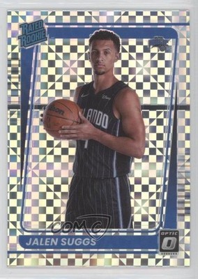 2021-22 Panini Donruss Optic Rated Checkerboard Prizm Jalen Suggs Rookie RC 0dj0