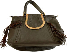Alviero Martini Made in Italy all leather huge designer hand bag. Beautiful 