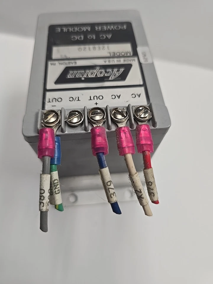 Acopian 12EB120 AC to DC Power Module Input 105-125 VAC, Output 12VDC, 1.2A - Image 2 of 4