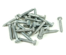 Everbilt 1/4 in. x 1-1/2 in. Hex Galvanized Lag Screw 25-Pack ARL