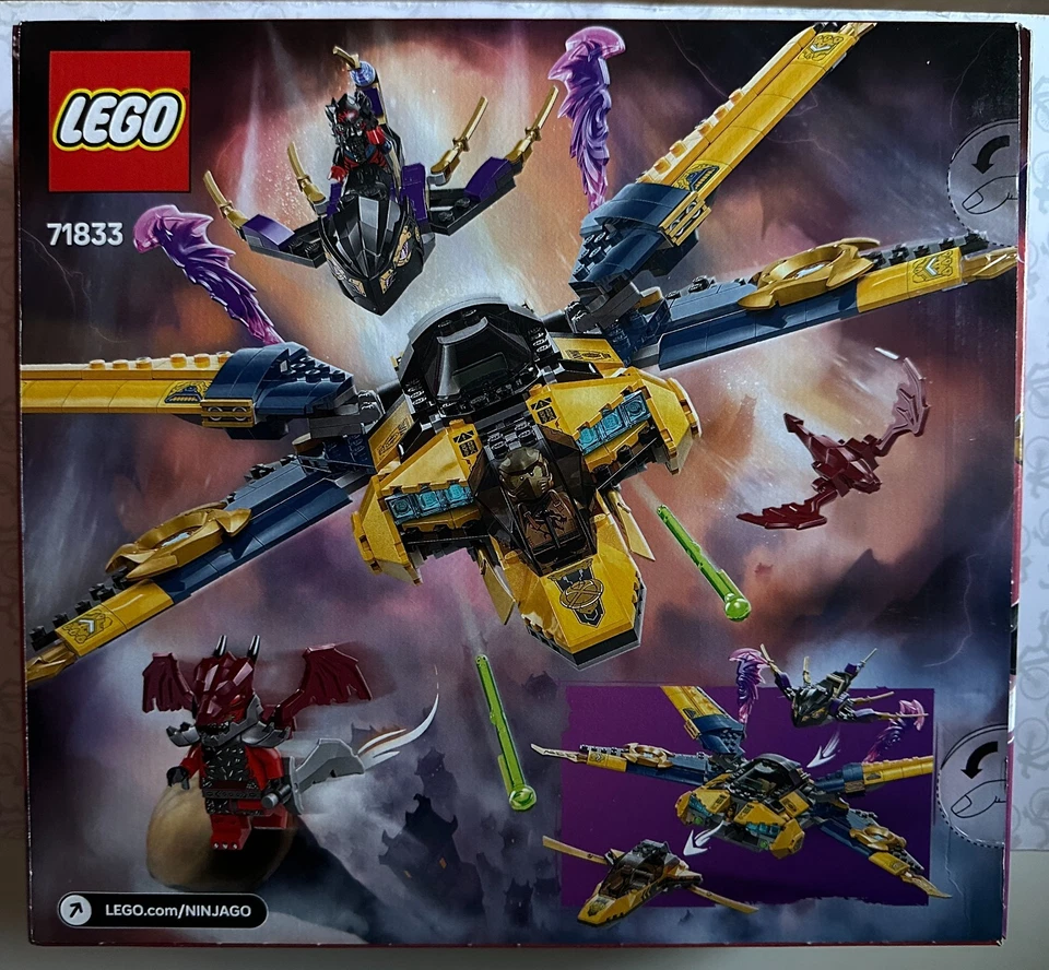 LEGO NINJAGO  `` RAS AND ARIN'S SUPER STORM JET ´´  Ref 71833 NUEVO A ESTRENAR - Imagen 2 de 2