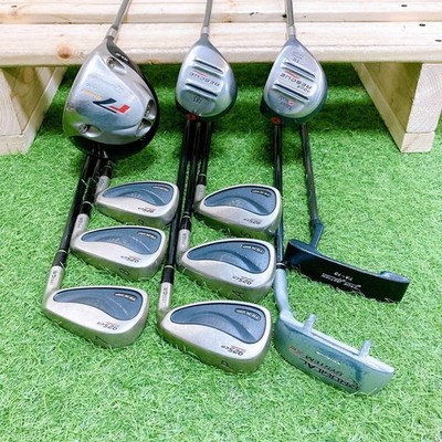 EM1 TaylorMade PRGR Mens Golf Clubs Set Beginner Right Handed 11pc Clubs Only