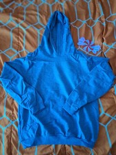 Boys 12/14 Grey Pullover Hoodie Long Sleeve Solid Hooded Sweatshirt