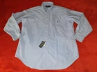 POLO RALPH LAUREN   MENS  MEDIUM BLUE PLAID   LS  OXFORD   SHIRT NEW  WITH TAGS