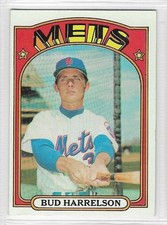 1972 Topps #53 BUD HARRELSON New York Mets (EX-EXMINT) ⚾⚾Free Shipping ⚾⚾