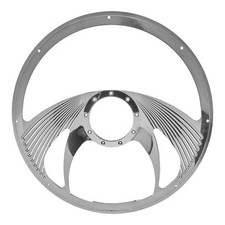 Billet Specialties Steering Wheel Half Wrap 15.5in Phantom- 34065