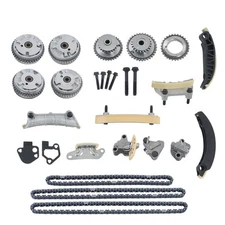 For Chevy Impala 2012-2015 Timing Chain Kit + 4 VVT Int&Exh Cam Phaser 12623513