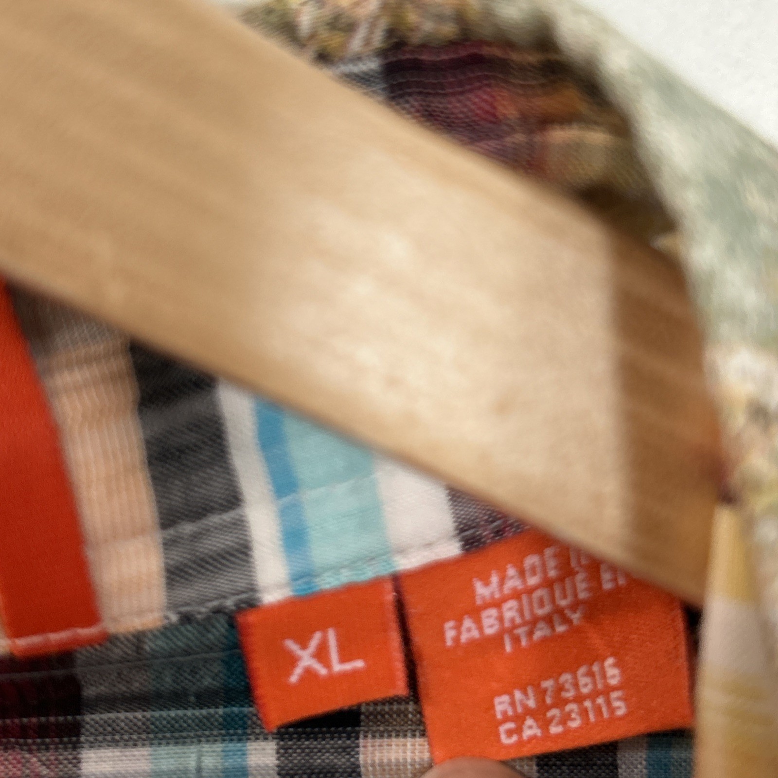 Hugo Boss Paisley Print Bandanna Patchwork Buttons Up Dress Shirt Men’s Sz XL thumbnail 3