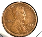 1918 lincoln cent wheat penny VF