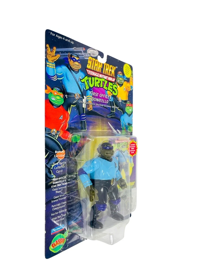 Playmates Star Trek Mutant Ninja Turtles Action Figures - Image 4 of 4