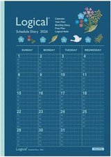  2026 Edition Planner Nakabayashi Logical Diary 2026 Monthly Notebook Type A /