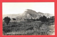 Sanborn RPPC POSTCARD - Mt. Garfield from Colorado River Valley near Palisade CO