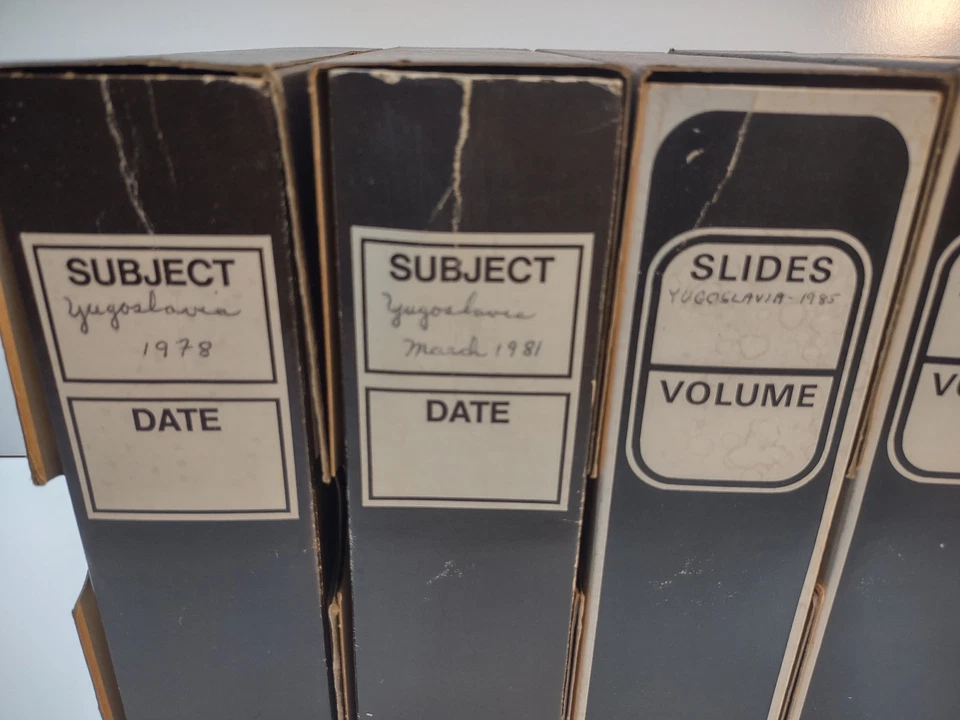 5 Vintage GAF Rototray 100 Slide Carousels Tray Original Box Five Lot - Image 3 of 4