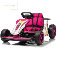 Kid Go Kart, 7AH Battery Powered Electric Vehicle, w 150 2 Motors, Drifting Car,