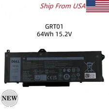 Genuine 64WH GRT01 Battery For Dell Precision 3581 3470 3571 Latitude 5531 5421