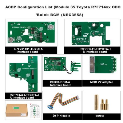 Yanhua Mini ACDP ACDP-2 Module 35 for Buick BCM (NEC3558) Mile/age Corr/ection