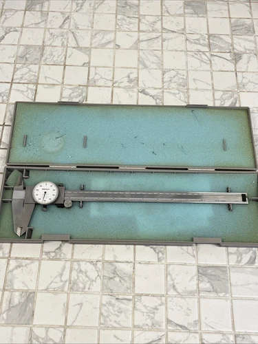 MITUTOYO 12 Inch DIAL CALIPER NO 505-645-50 w/ CASE 