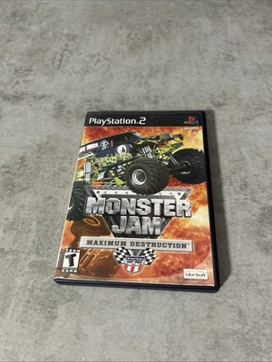 Monster Jam Maximum Destruction (Sony Playstation 2 PS2) Complete CIB Tested