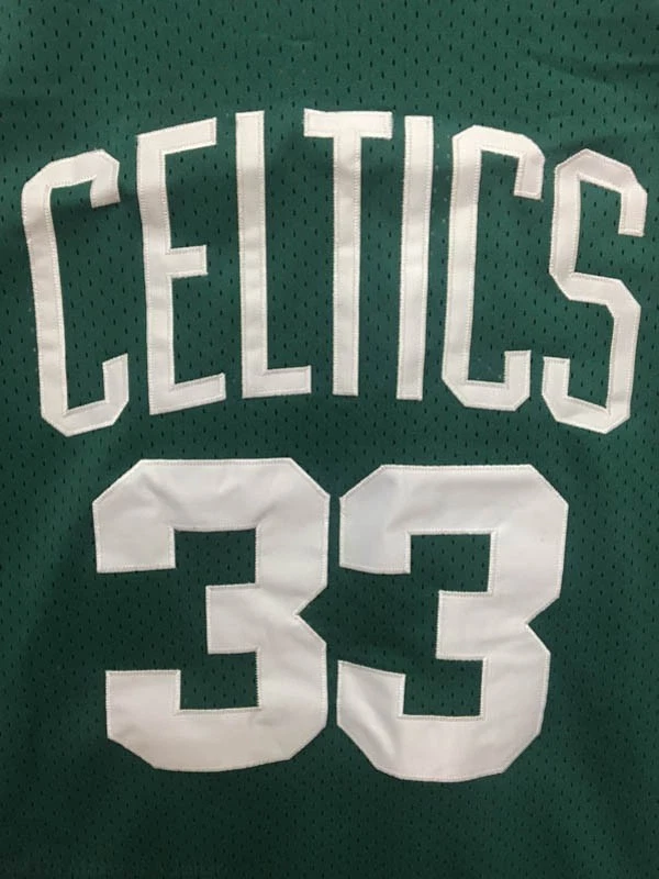 Jersey Larry Bird #33 JUVENTUD o PARA HOMBRES Todo Cosido Verde/Blanco S-XL Foto 2 de 4