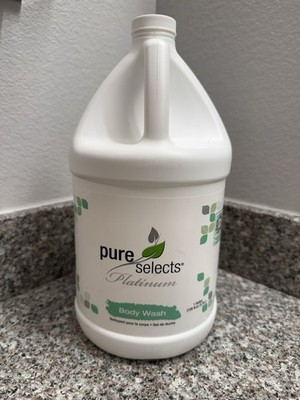 Pure Selects Platinum Body Wash 1 Gallon Professional Shower Gel NEW