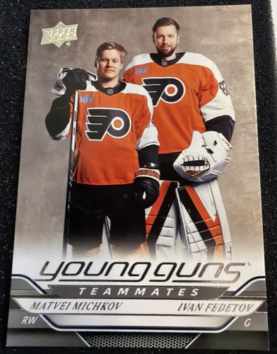 Matvei Michkov / Ivan Fedotov #496 2024 Upper Deck card