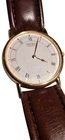 Vintage Seiko Quartz Men’s Dress Watch 5Y30-7000 White Roman Numeral Dial Gold T