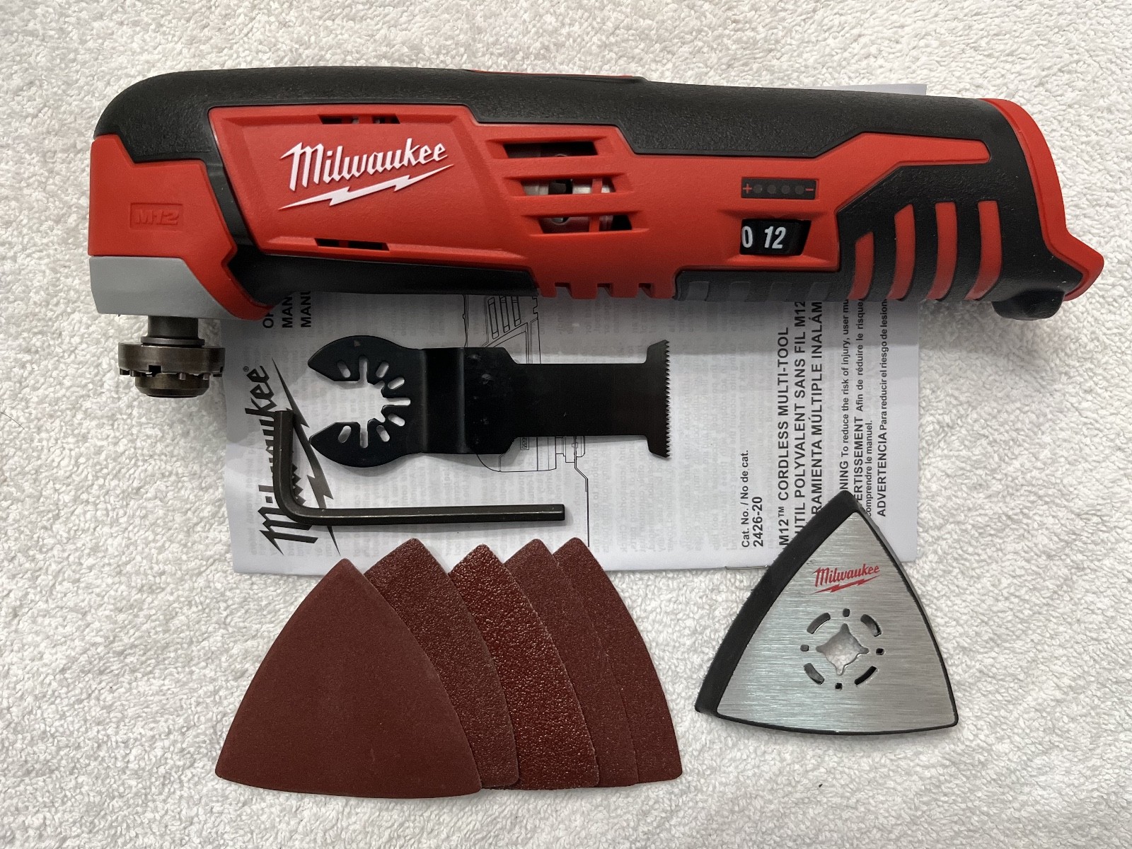 New Milwaukee 2426-20 12V 12 Volt M12 Cordless Multi Tool (Bare Tool)