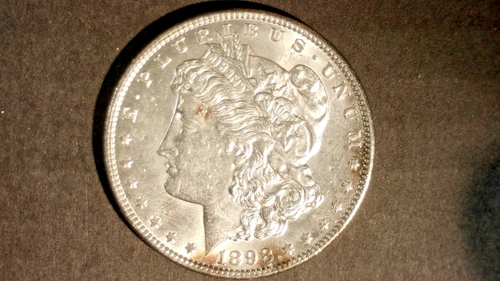 1886Morgan Dollar, AU, w/nice unc details!!