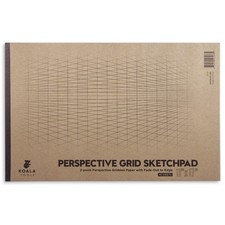 | Drawing Perspective (1 and 2-Point) Large Sketch Pad (2 Point - 11 x 17)
