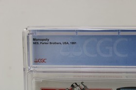 Monopoly Nintendo NES Factory Sealed CGC Graded 9.6 A+