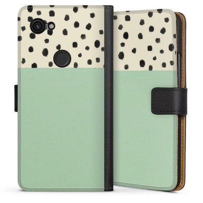 Klapphülle für Google Pixel 3a Abstrakt Boho Polka Dots
