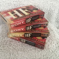 4 Sony HF Casettes NEW